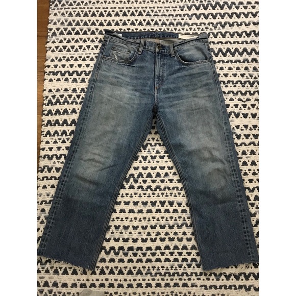 rag & bone Denim - Rag and Bone high rise straight leg jeans